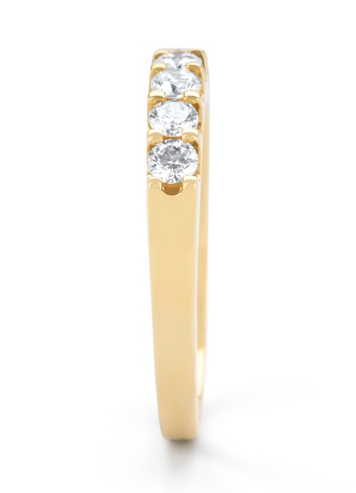 Diamond Point Geelgouden ring, 0.50 ct diamant, Wedding - detail geelgoud
