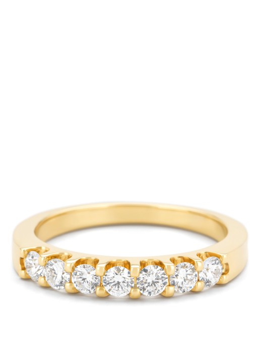 Diamond Point Geelgouden ring, 0.50 ct diamant, Wedding - detail 2 geelgoud