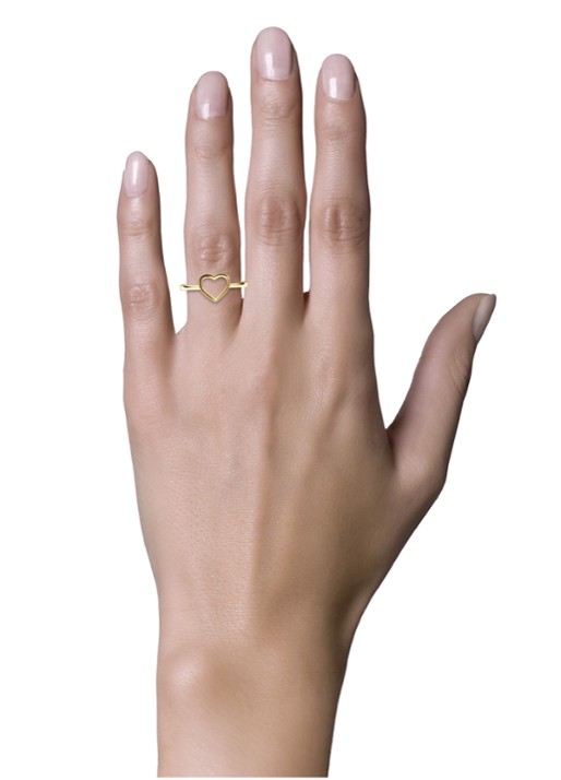 Diamond Point Geelgouden ring Dreamer - detail 2 geelgoud
