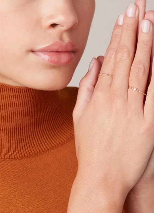 Diamond Point Geelgouden ring Joy - voorkant 2 geelgoud