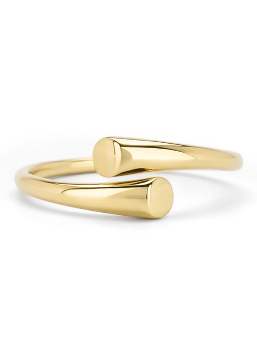 Diamond Point Geelgouden ring Starlight - achterkant 4 geelgoud