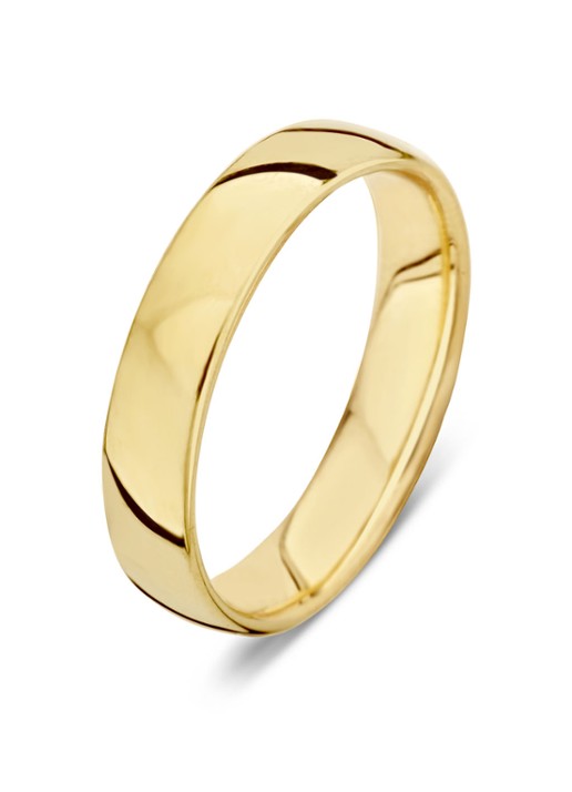 Diamond Point Geelgouden ring Wedding