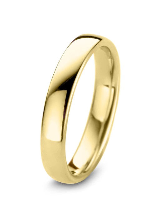 Diamond Point Geelgouden ring Wedding