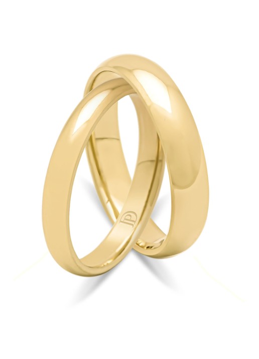 Diamond Point Geelgouden ring Wedding - detail 3 geelgoud