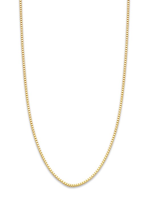 Diamond Point Geelgouden venetiaans collier Timeless Treasures (42cm)