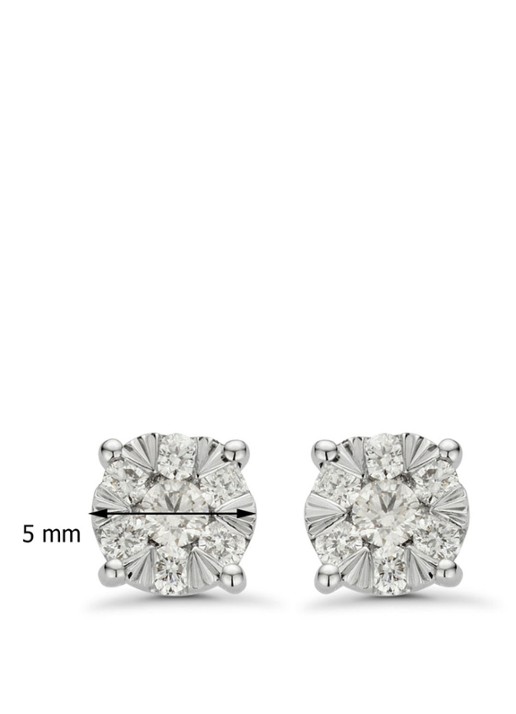 Diamond Point Gouden oorsieraden, 0.27 ct diamant, Enchanted - detail 3 geelgoud