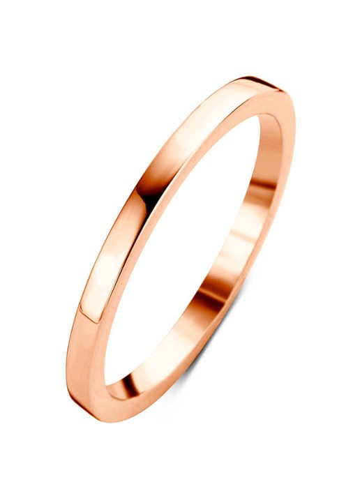 Diamond Point Ring Ensemble van 14 karaat roségoud
