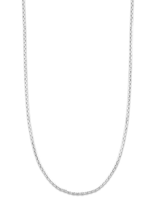 Diamond Point Witgouden anker collier Timeless Treasures (42cm)
