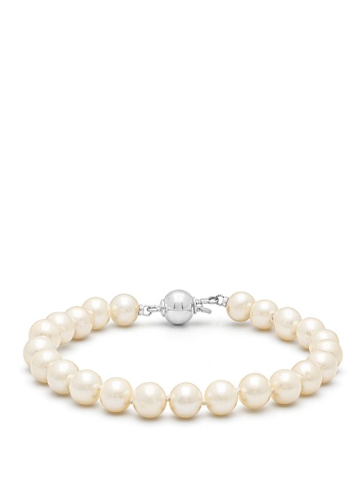 Diamond Point Witgouden armband Rivièra