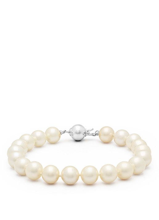 Diamond Point Witgouden armband Rivièra
