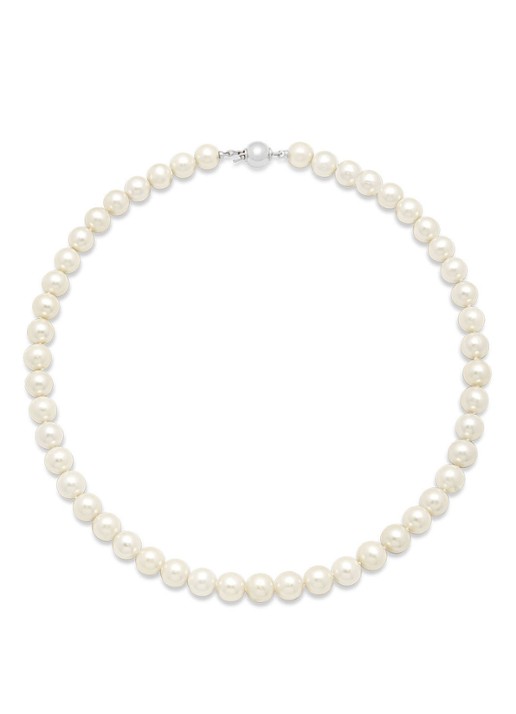 Diamond Point Witgouden collier Rivièra