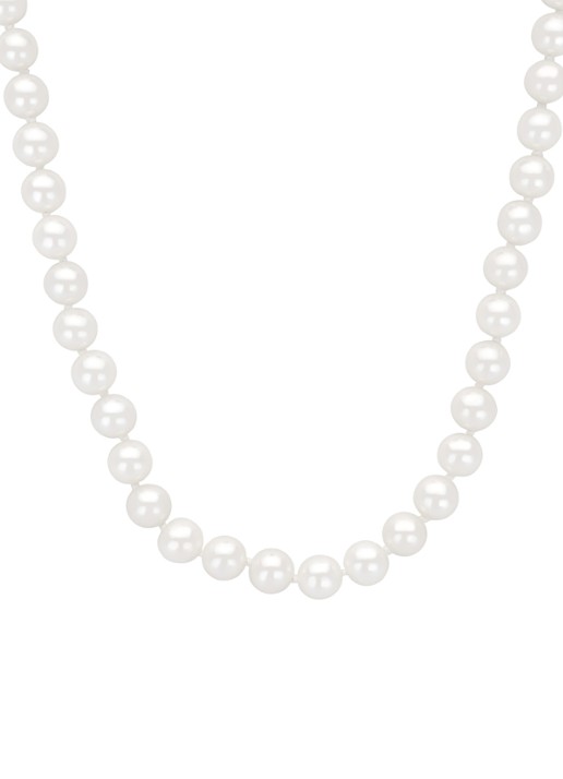 Diamond Point Witgouden collier Rivièra - detail 2 witgoud