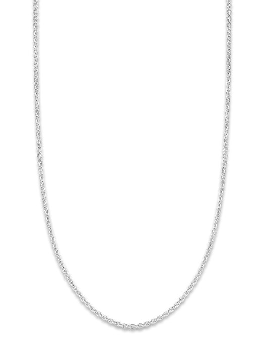 Diamond Point Witgouden jasseron collier Timeless Treasures (42cm)