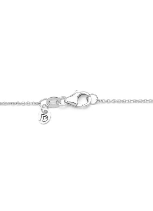 Diamond Point Witgouden jasseron collier Timeless Treasures (50cm) - detail 3 witgoud
