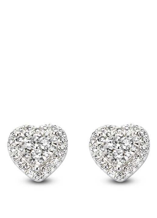 Diamond Point Witgouden oorsieraden 0.54 ct diamant Enchanted