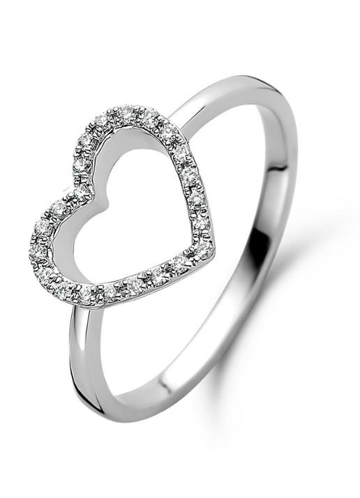 Diamond Point Witgouden ring 0.08 ct diamant Dreamer