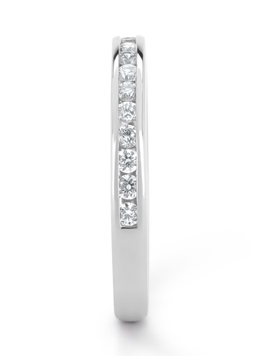 Diamond Point Witgouden ring, 0.33 ct diamant, Perfect Match - achterkant 3 witgoud