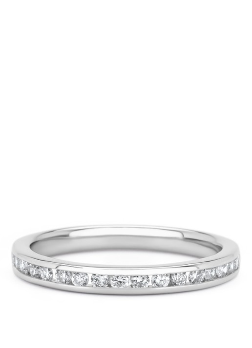 Diamond Point Witgouden ring, 0.33 ct diamant, Perfect Match - detail 5 witgoud