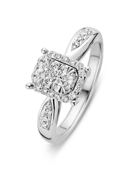 Diamond Point Witgouden ring 0.34 ct diamant Enchanted
