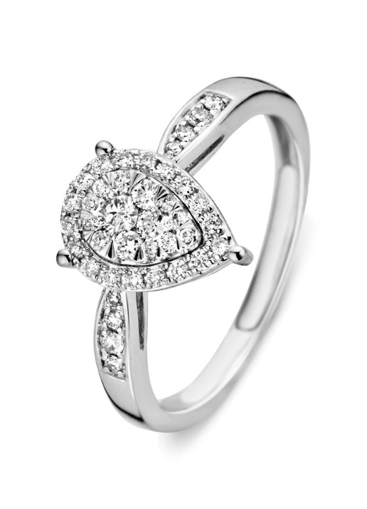 Diamond Point Witgouden ring 0.36 ct diamant Enchanted
