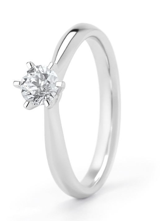 Diamond Point Witgouden ring, 0.40 ct diamant, Perfect Match