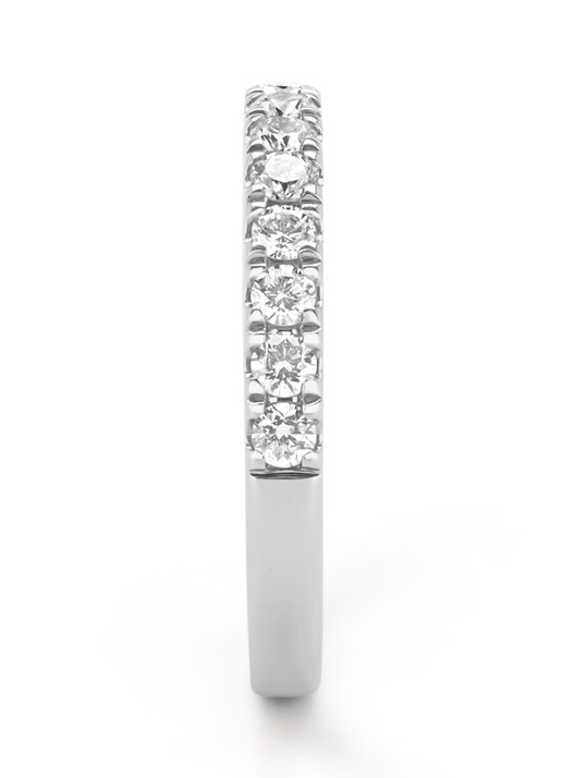 Diamond Point Witgouden ring, 0.50 ct diamant, Perfect Match - achterkant 3 witgoud