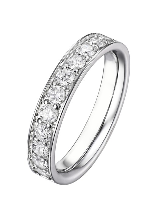 Diamond Point Witgouden ring 1.01 ct diamant Wedding