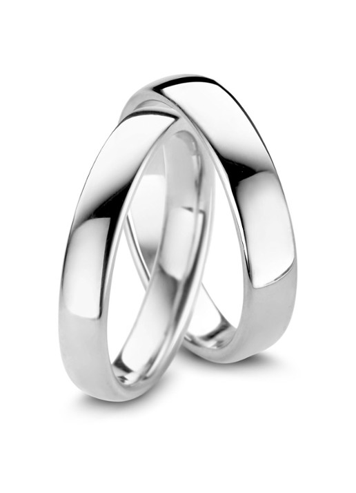Diamond Point Witgouden ring Wedding - detail 2 witgoud
