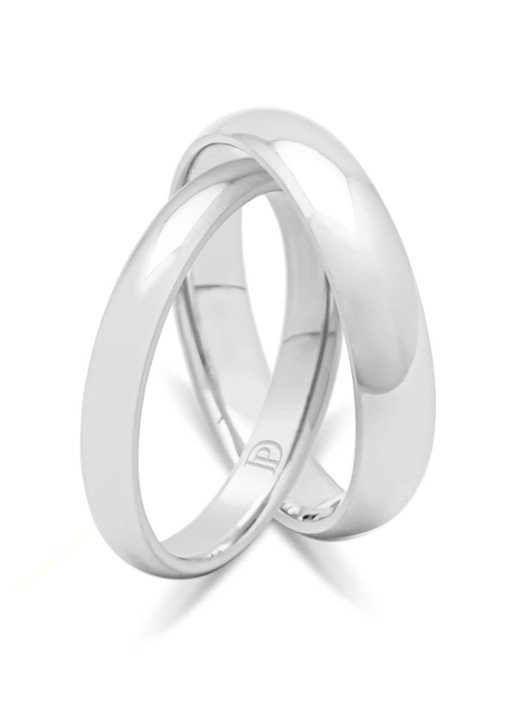 Diamond Point Witgouden ring Wedding - detail 3 witgoud
