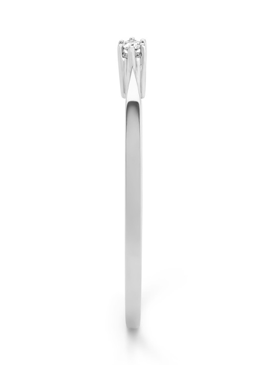 Diamond Point Witgouden solitair groeibriljant ring, 0.02 ct. 0.02 ct diamant Groeibriljant - detail 3 witgoud