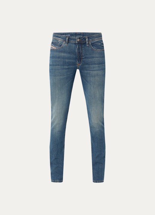 Diesel 1979 Sleenker skinny jeans met donkere wassing - voorkant 2 indigo