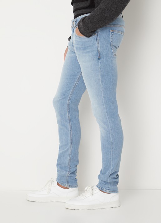 Diesel 1979 Sleenker skinny jeans met lichte wassing  - detail 5 indigo