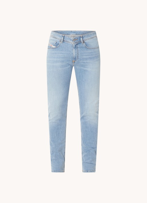 Diesel 1979 Sleenker skinny jeans met lichte wassing  - voorkant 2 indigo