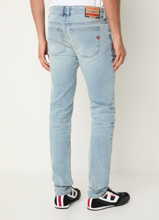 Diesel 1979 Sleenker skinny jeans met lichte wassing - achterkant indigo