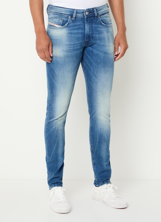 Diesel 1979 Sleenker skinny jeans met medium wassing en verwassen afwerking
