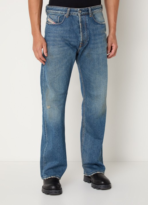Diesel 1980 D-Eeper straight leg jeans met medium wassing