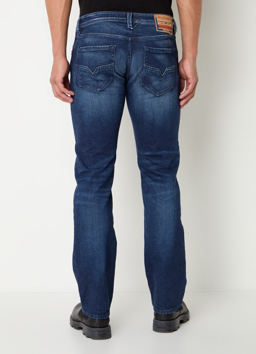 Diesel 1985 Larkee slim fit jeans met donkere wassing - achterkant indigo