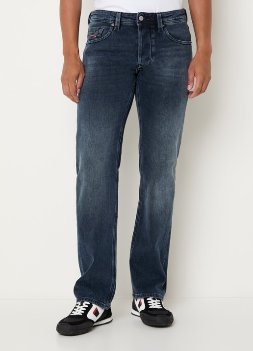 Diesel 1985 Larkee Straight leg jeans met donkere wassing - detail 3 indigo