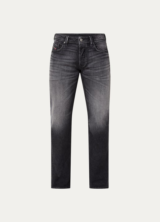 Diesel 1985 Larkee straight leg jeans met gekleurde wassing - voorkant 4 antraciet