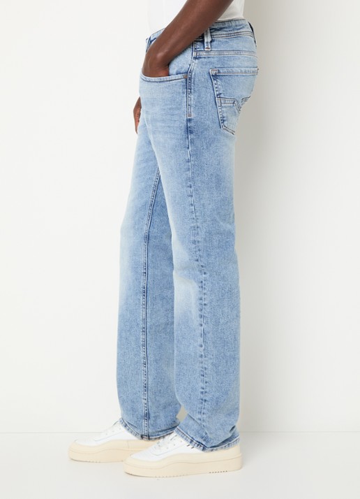 Diesel 1985 Larkee straight leg jeans met lichte wassing - detail 3 indigo