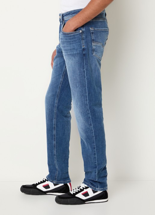 Diesel 1986 Larkee-Beex straight leg jeans met lichte wassing  - detail 3 indigo