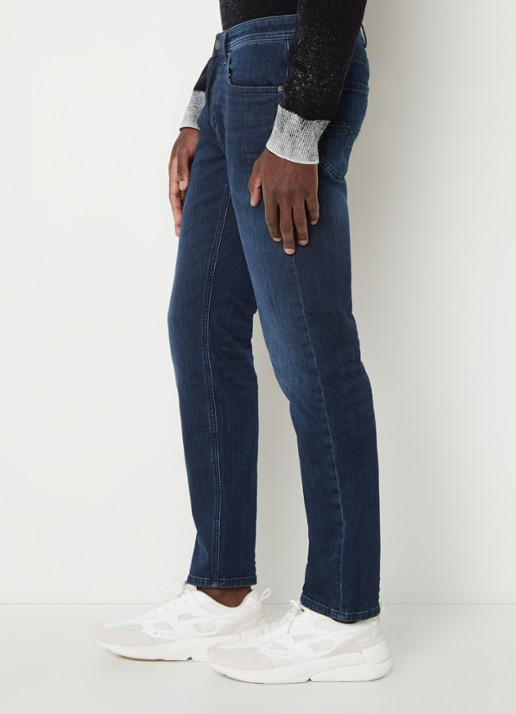 Diesel 1986 Larkee slim fit jeans met donkere wassing  - detail 4 indigo