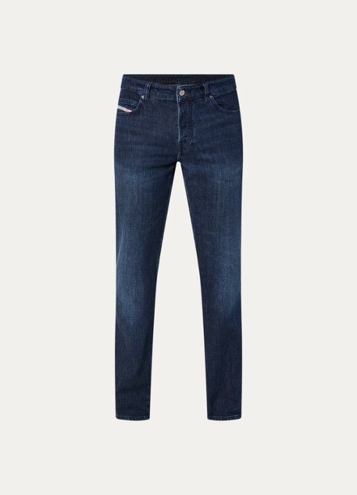 Diesel 1993 D-Vyl slim fit jeans met donkere wassing - voorkant 2 indigo