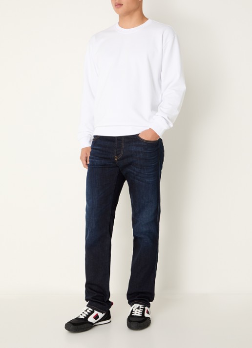 Diesel 1993 D-Vyl slim fit jeans met donkere wassing - voorkant 5 indigo