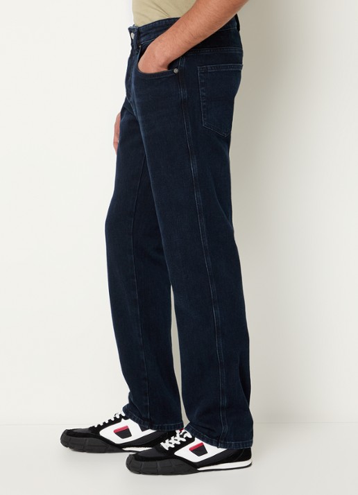 Diesel 1993 D-Vyl straight leg jeans met donkere wassing  - detail 5 indigo