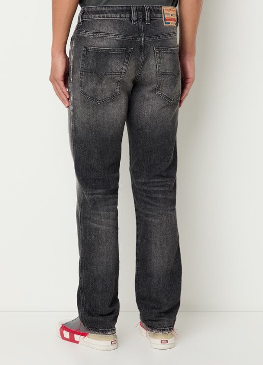 Diesel  1993 D-Vyl straight leg jeans met gekleurde wassing - achterkant 5 donkergrijs