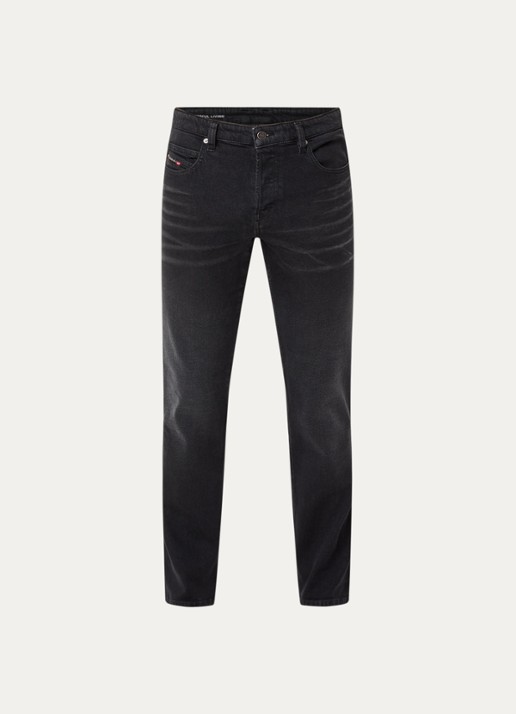 Diesel 1993 D-Vyl straight leg jeans met gekleurde wassing - voorkant 4 zwart