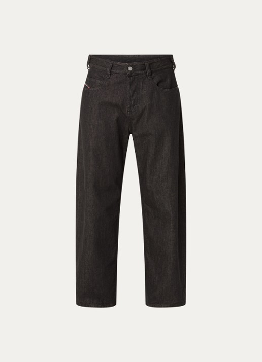 Diesel 1997 wide leg jeans met gekleurde wassing - voorkant donkerbruin