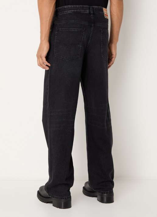Diesel 2001 D-Macro loose fit jeans  - achterkant 5 zwart