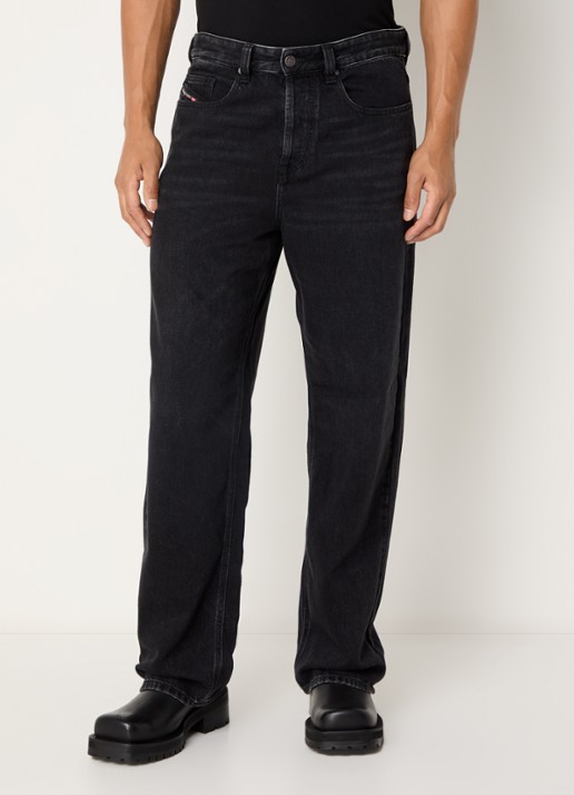Diesel 2001 D-Macro loose fit jeans  - detail 3 zwart